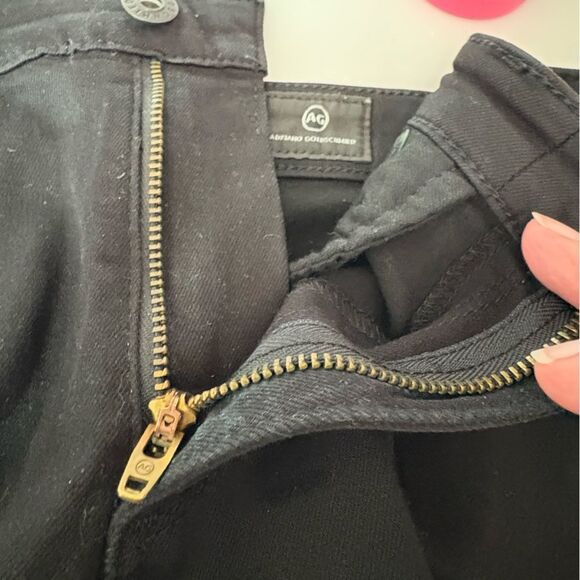 AG Adriano Goldschmied Black "The Middi Ankle" mid-rise legging ankle 27R - Picture 8 of 9